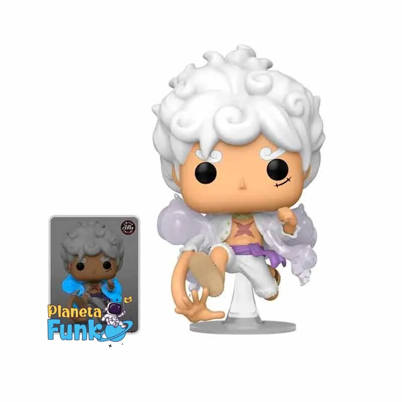 FUNKO - ONE PIECE LUFFY GEAR FIVE 1607 CHASE GLOW FUNKO POP