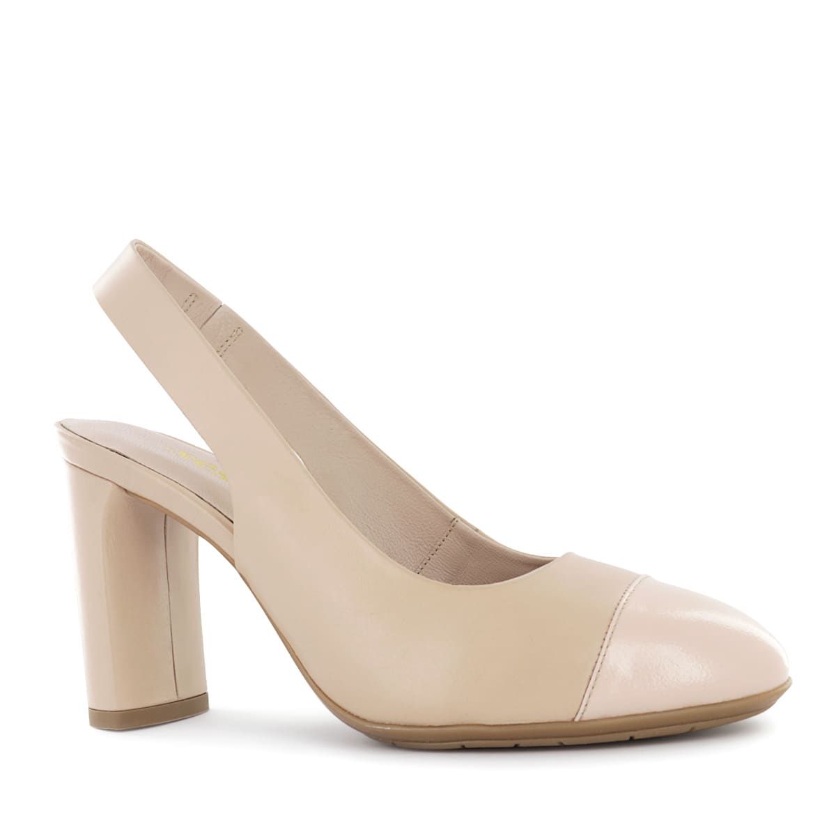 SESTRA - Zapatos de Vestir Destalonado Mujer Sestra Agra01 Palo Rosa Cuero Natural