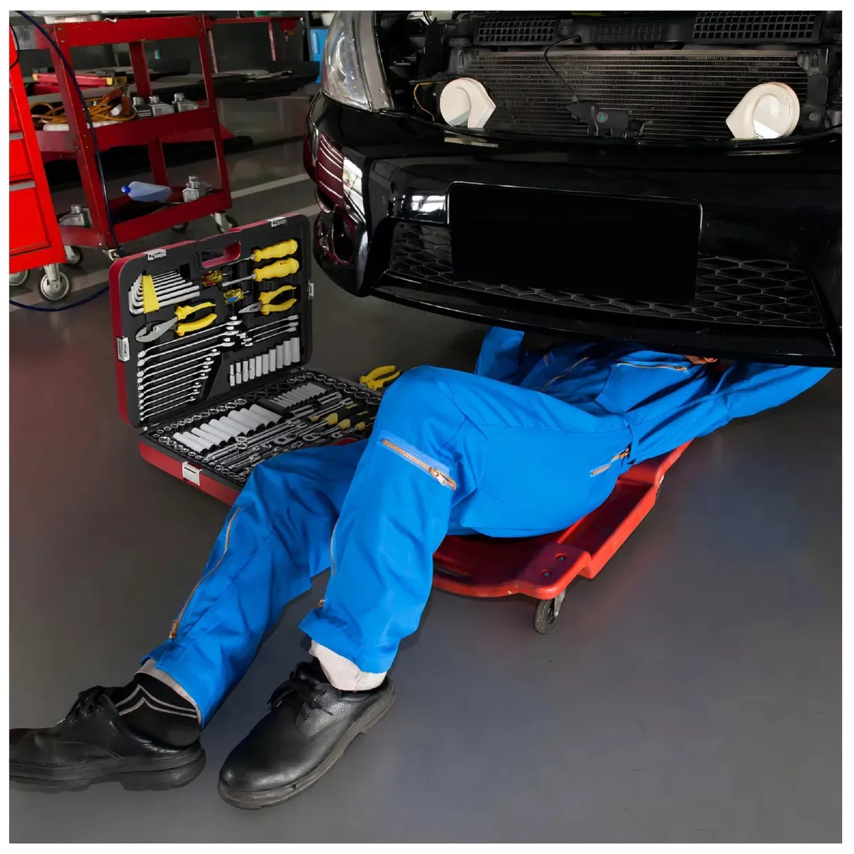 STANLEY - Set 150 Herramientas Racing Herramientas para mecánico STANLEY