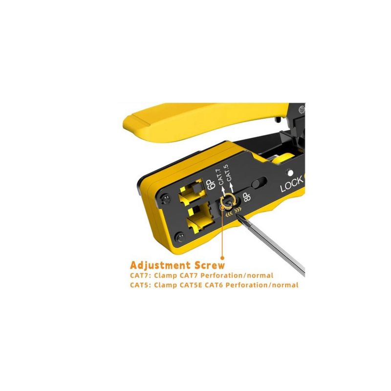 GENERICO - Ponchador Crimpeador RJ45 - RJ11 Pasantes