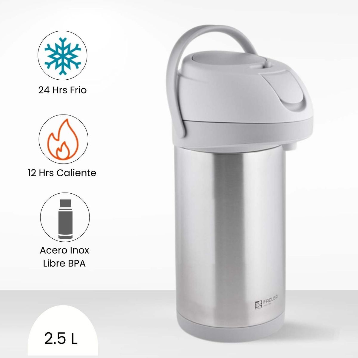 FACUSA - Termo Sifon Elegant Facusa 2.5 L