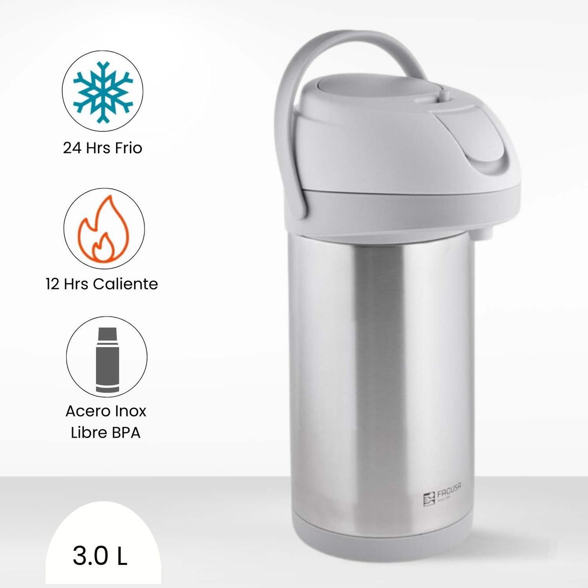 FACUSA - Termo Sifón Elegant Facusa 3.0 L