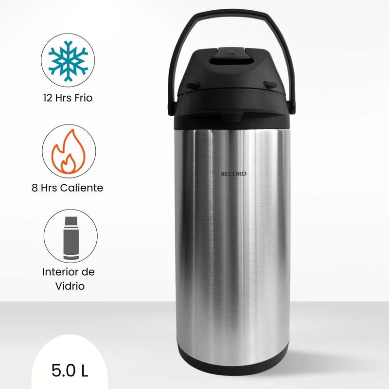 RECORD - Termo Sifon de Acero Record 5.0 L