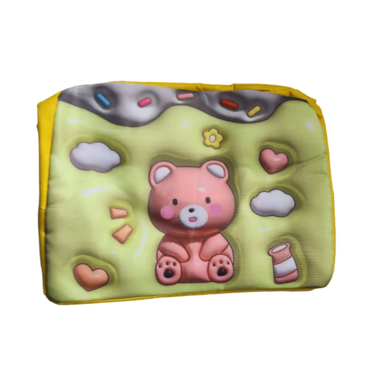 GENERICO - Lonchera Bolso Amarillo Para alimentos con diseño infantil