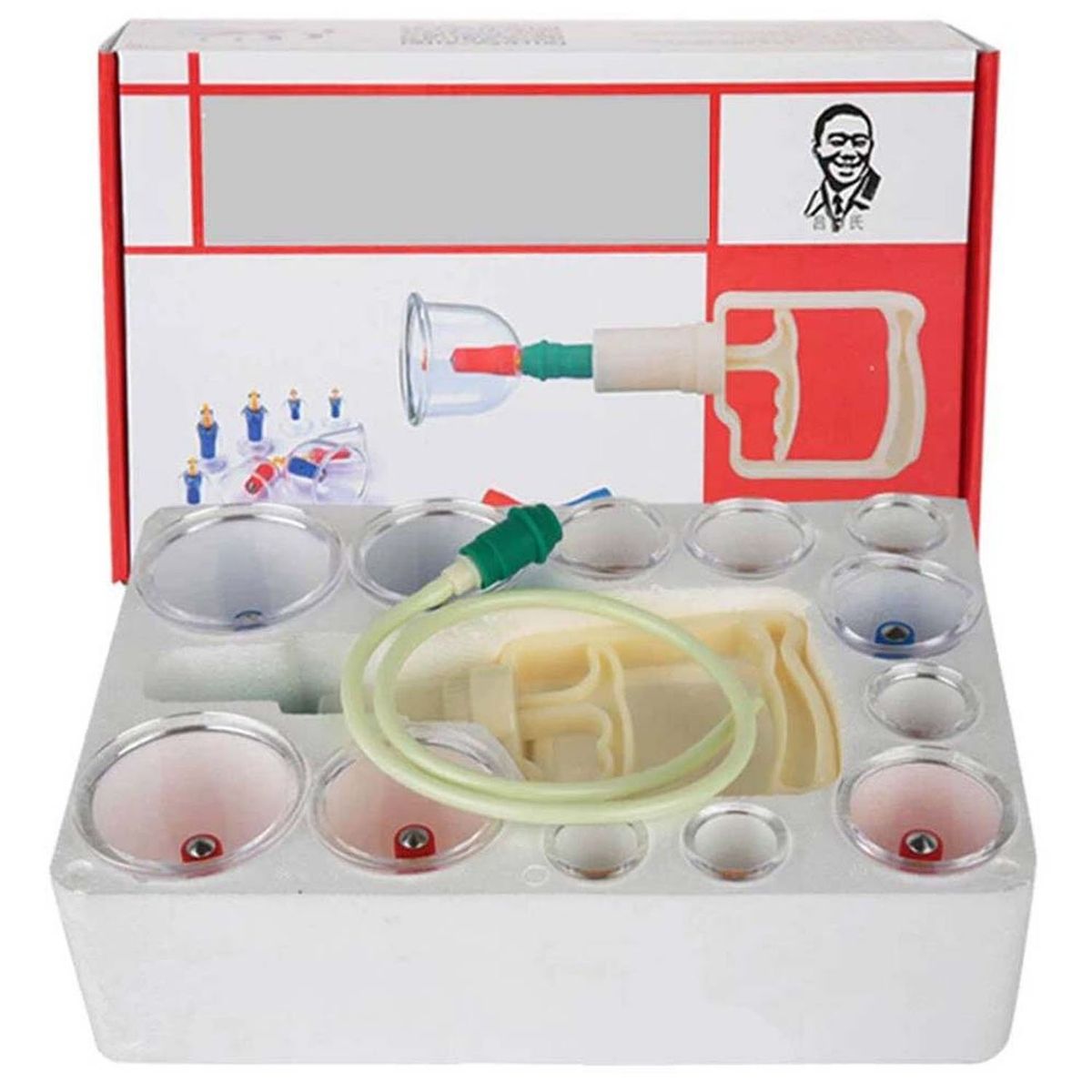 GENERICO - Ventosas para Masajes Kit 12 Piezas