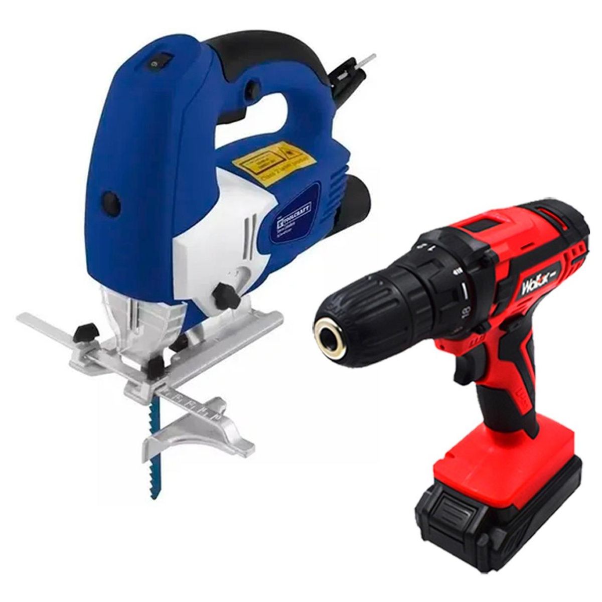 WOLFOX - Taladro atornillador 12v 38 + sierra caladora 800w wolfox wf0008-k8