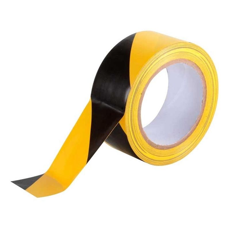 TOOLCRAFT - Cinta señalizacion autoadherible 30m amarillo  negro toolcraft tc5098