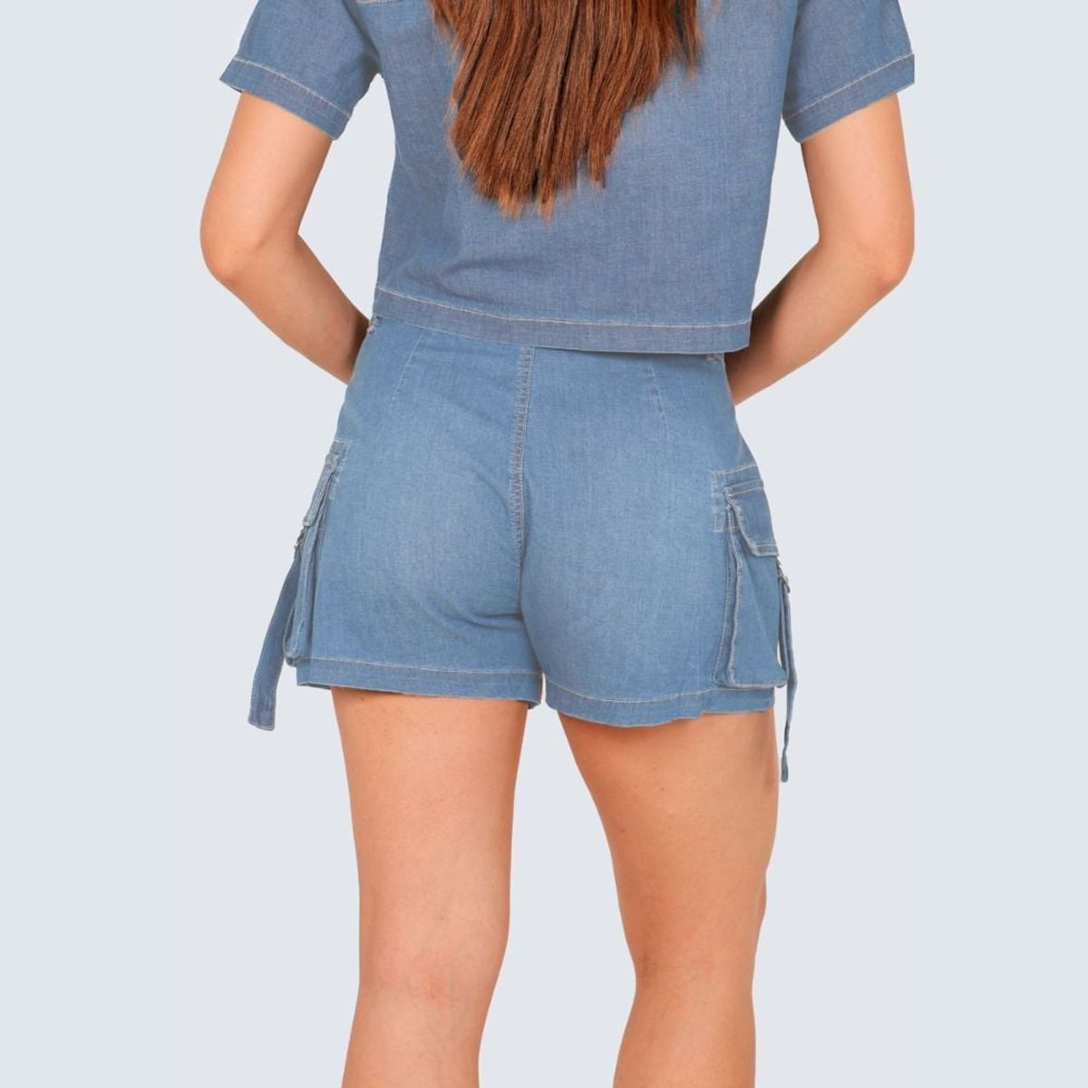 PARADA 111 - SHORT CARGO CINTURA MUJER PARADA111 KAZY