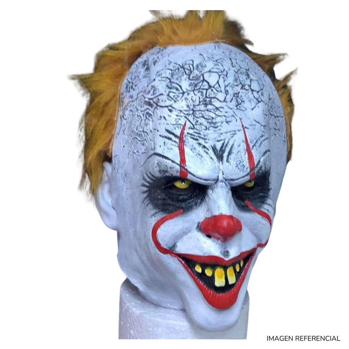 INSPIRA MARKET - Máscara Halloween Terrorífica del Payaso Pennywise