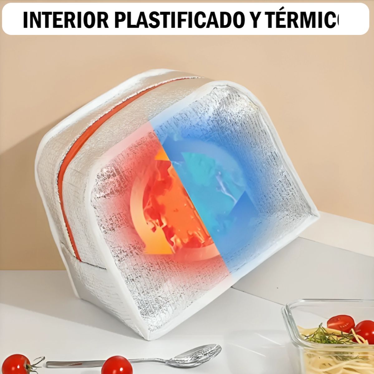 GENERICO - Lonchera Bolso Para alimentos con diseño animales - AMARILLO