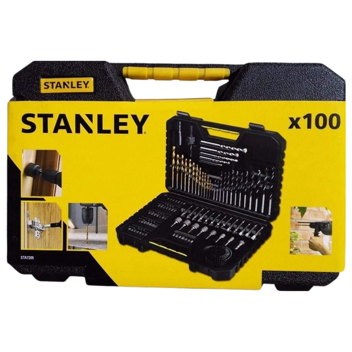 STANLEY - PUNTAS Y BROCAS PARA TALADRO, SET 100 UNIDADES STANLEY