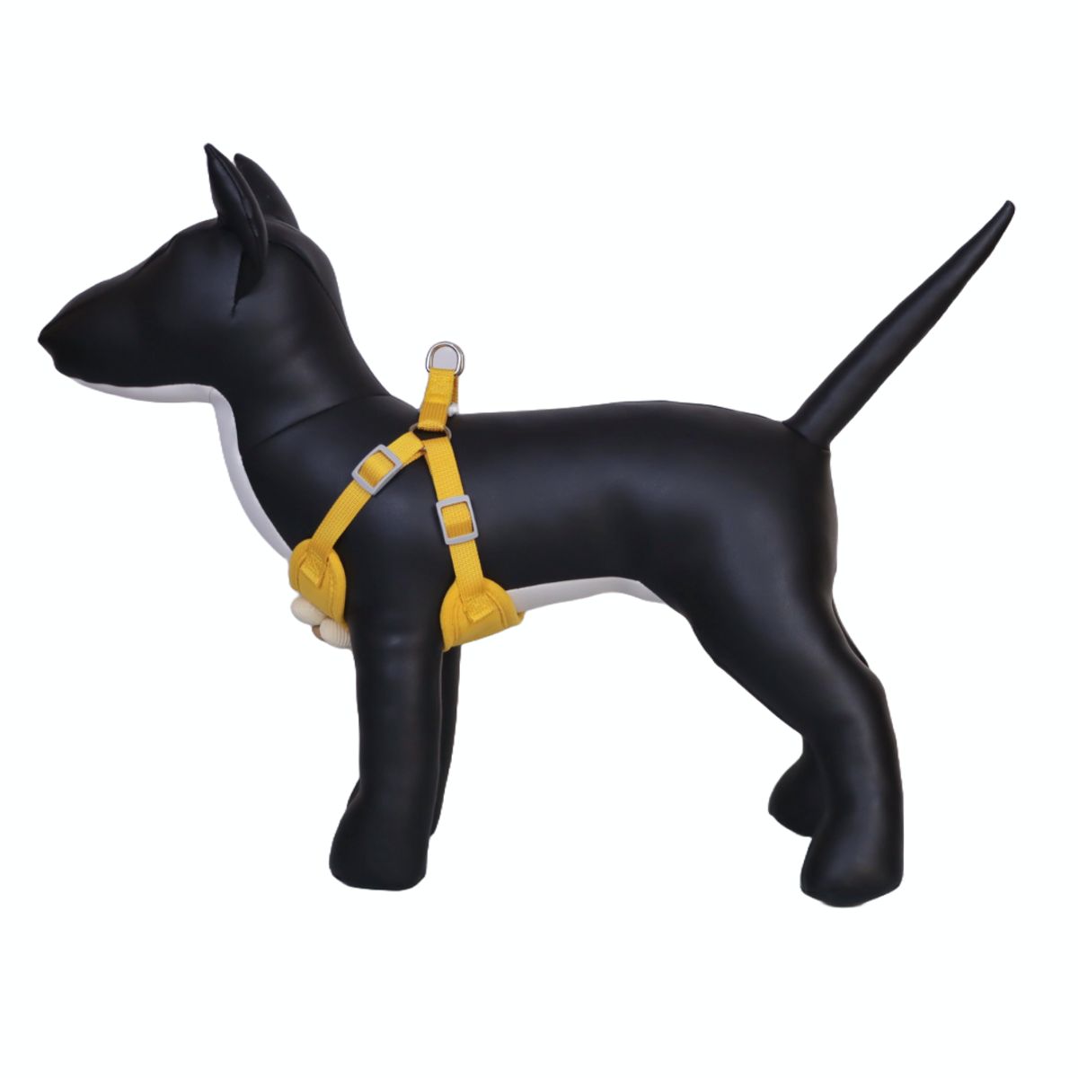 GENERICO - ARNÉS AMARILLO TALLA L PARA PERRO CON DECORACIÓN DE FLOR