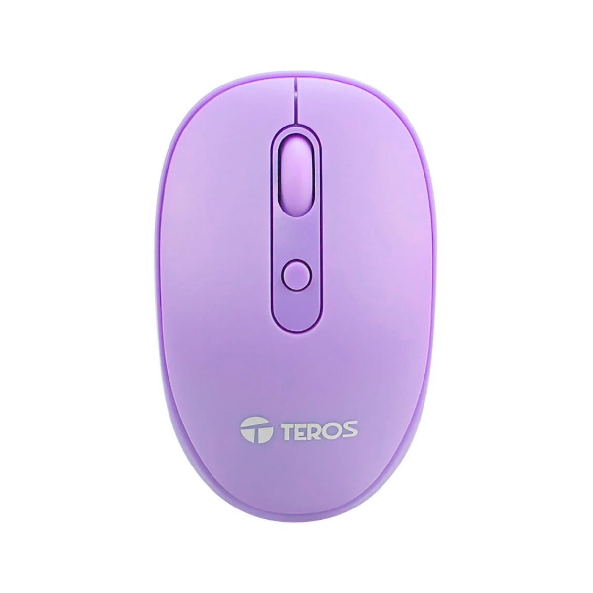 TEROS - MouseINALAMBRICO Teros TE5075P, Color Lila, 1600 DPI