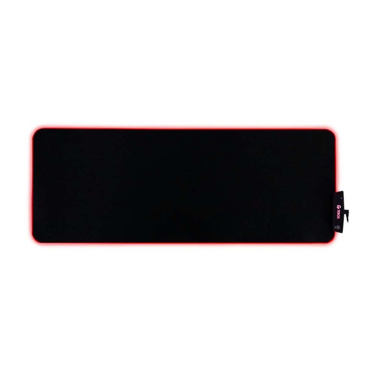 TEROS - PAD MOUSE RGB Gamer 80X30 TEROS TE-3013G USB a tipo C  Negro