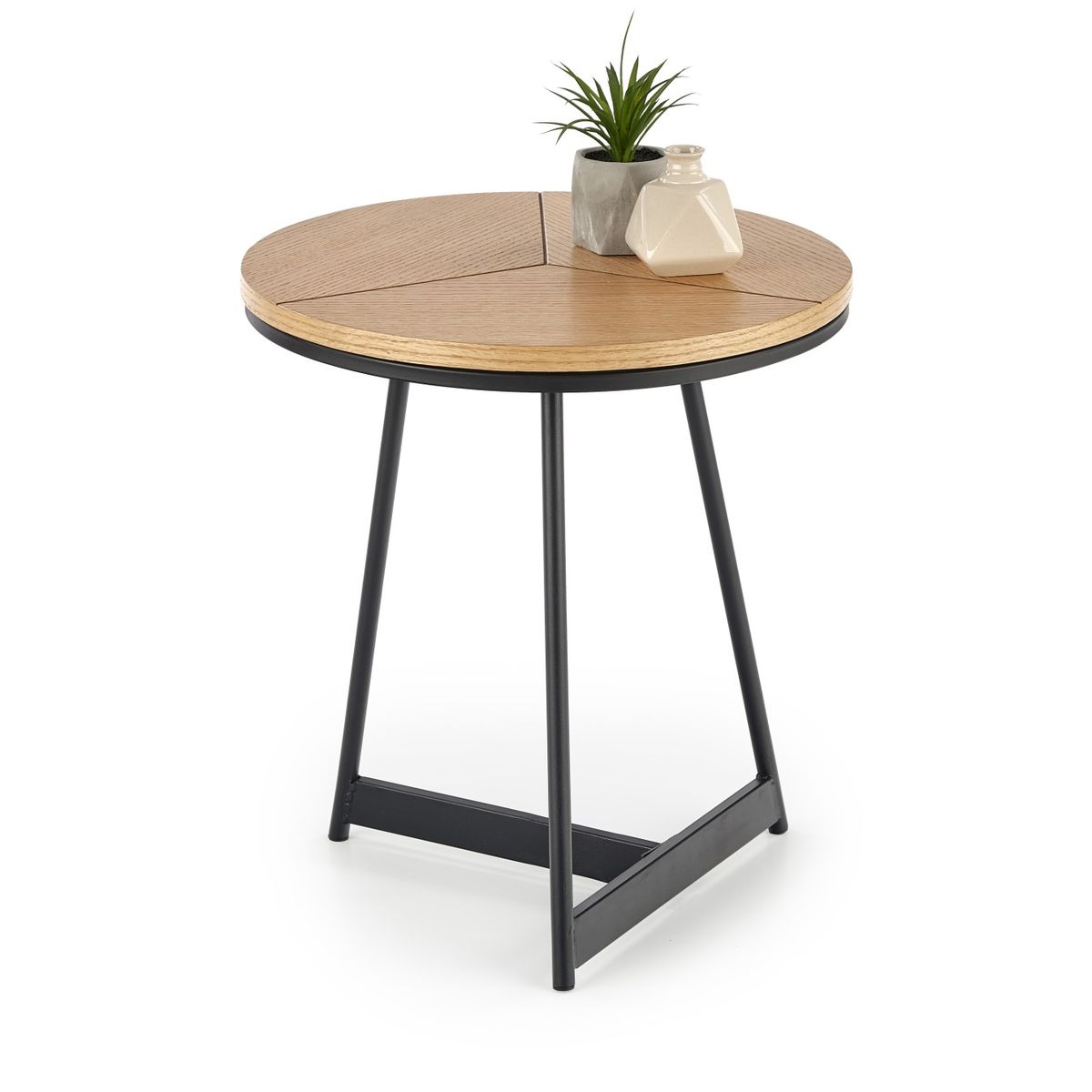 TU MESITA - Mesa de Centro Circular Leticia color Duna TU MESITA