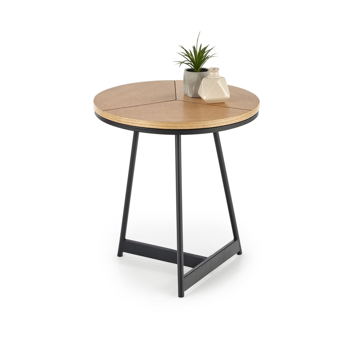 TU MESITA - Mesa de Centro Circular Leticia color Duna TU MESITA