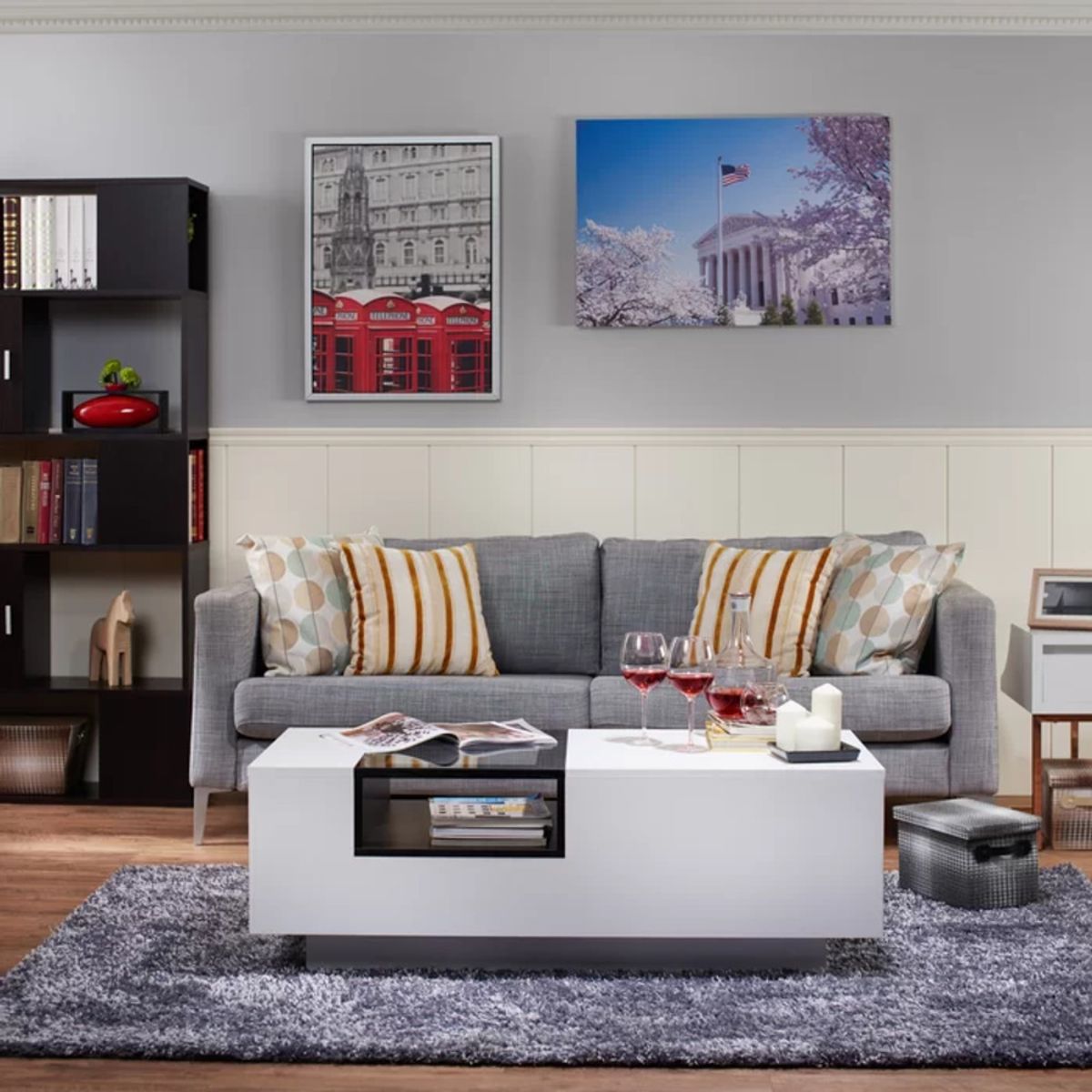 TU MESITA - Mesa de Centro Pimentel color Blanco TU MESITA