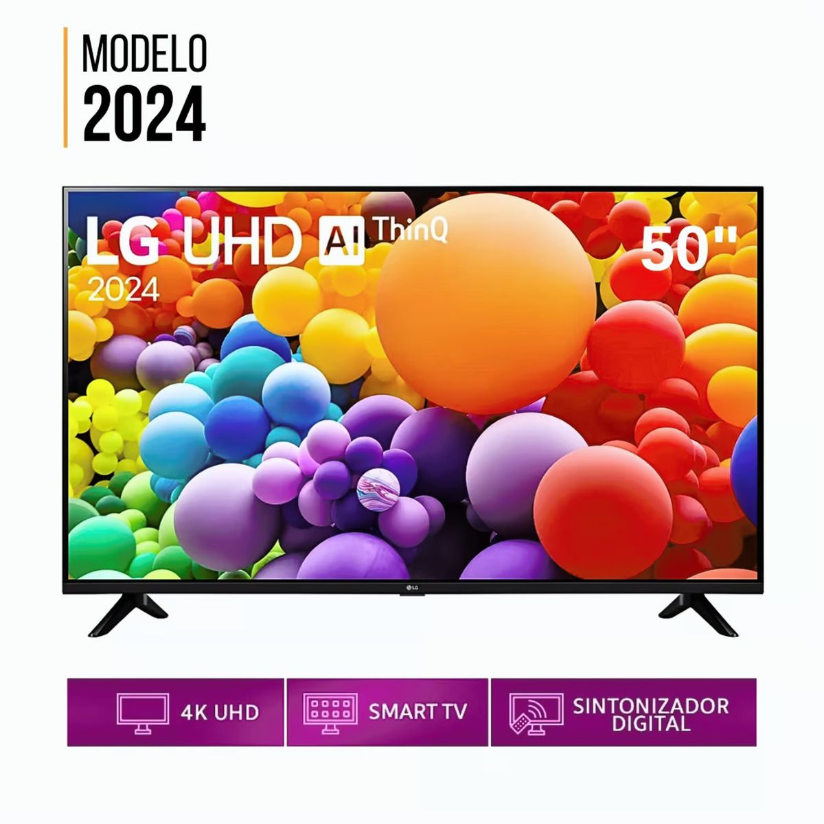 LG - Televisor LG 50 Pulg. LED Smart TV UHD 4K con ThinQ AI 50UT7300
