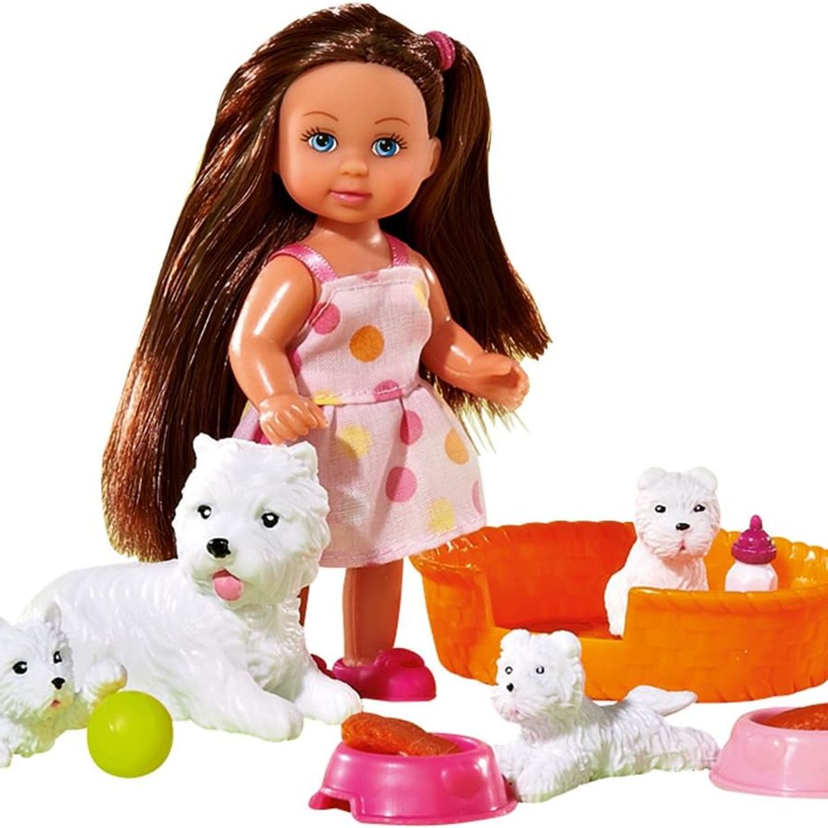 EVI LOVE - Juguete Muñeca Evi Love Amiga de Animales con Perro