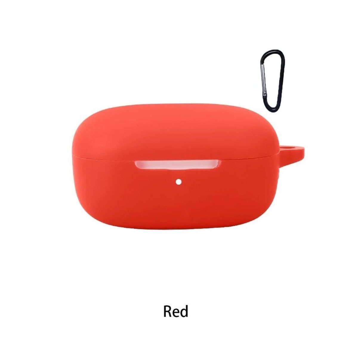 GENERICO - Funda de silicona para auriculares Xiaomi Redmi Buds 6 Play- Rojo