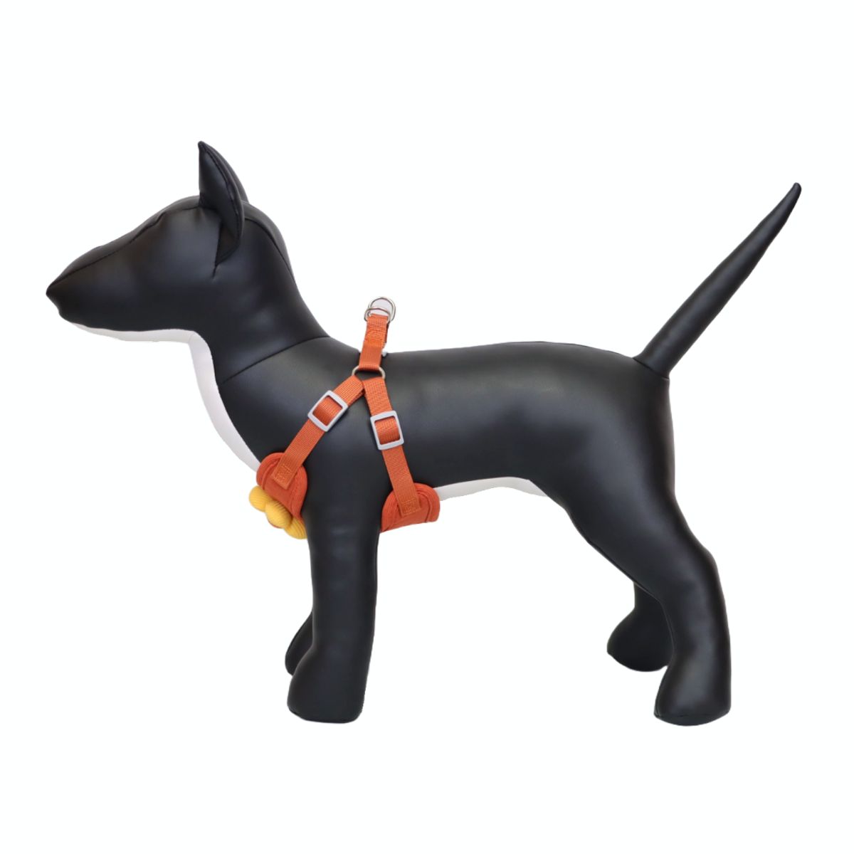 GENERICO - ARNÉS ROJO TALLA M PARA PERRO CON DECORACIÓN DE FLOR