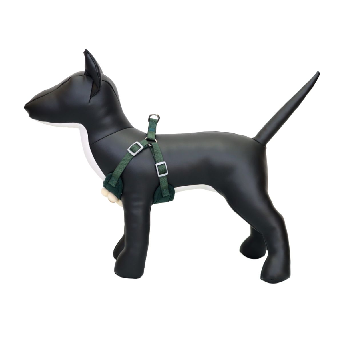 GENERICO - ARNÉS VERDE TALLA XL PARA PERRO CON DECORACIÓN DE FLOR