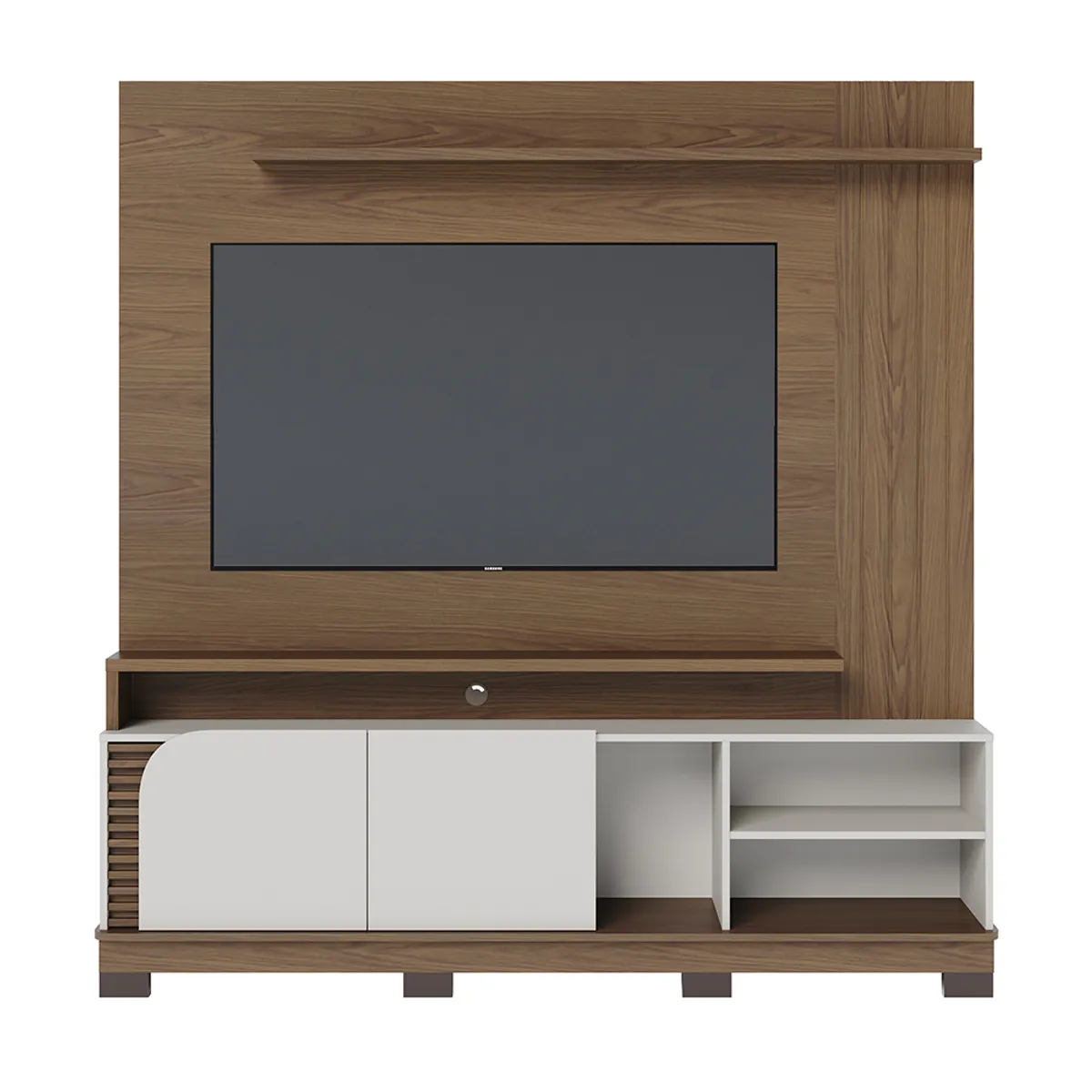 PAZART MUEBLES - CENTRO DE ENTRETENIMIENTO PANEL TENERIFE ALMENDRA 75