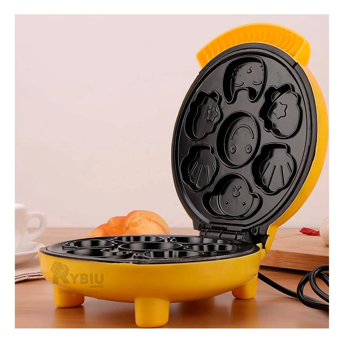 RYBIU IMPORT - Waflera Carita Moldes Amarillo Y+Regalo Agendita.
