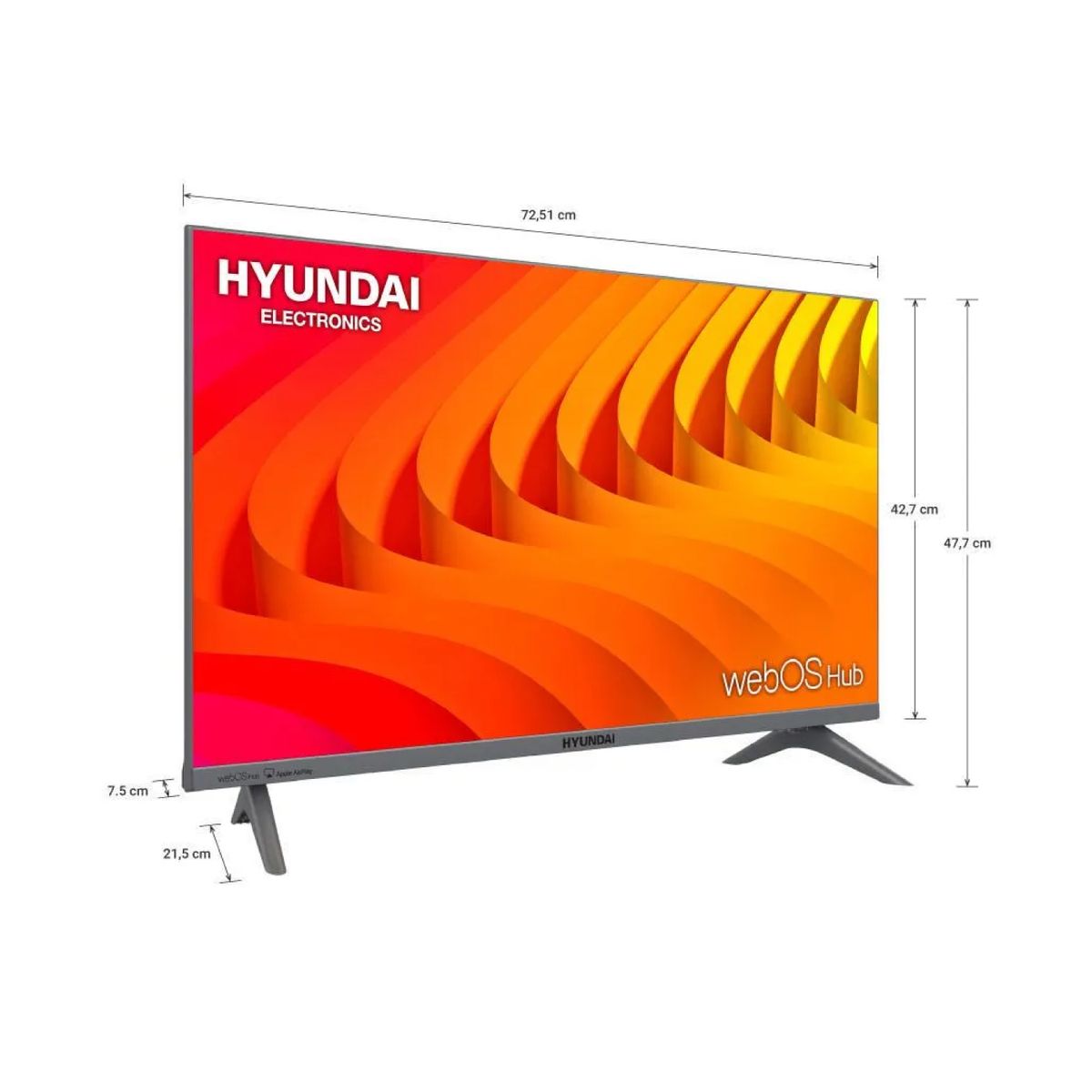 HYUNDAI - Televisor Hyundai HYLED3256WiM Led 32 HD Smart TV