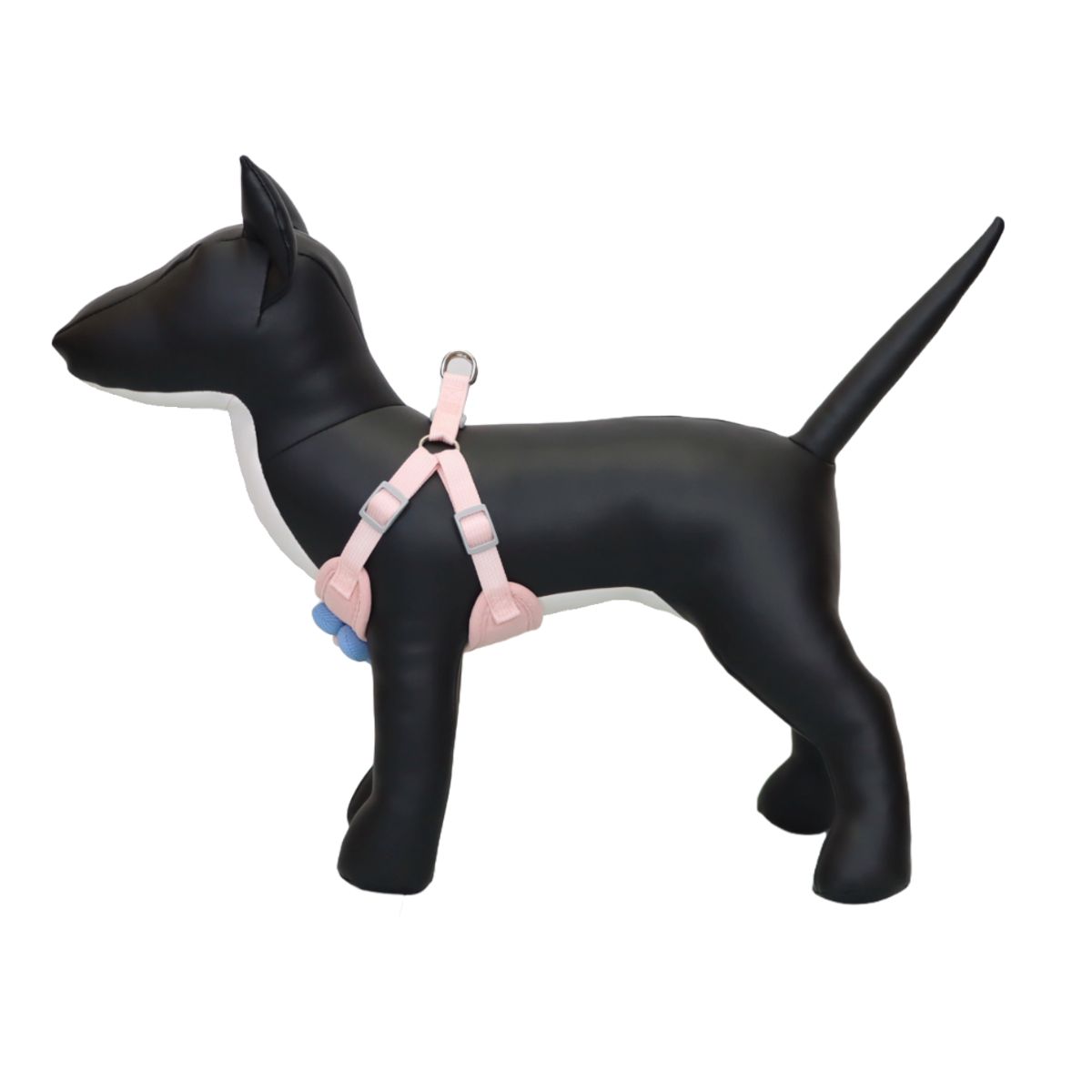 GENERICO - ARNÉS ROSADO TALLA M PARA PERRO CON DECORACIÓN DE FLOR