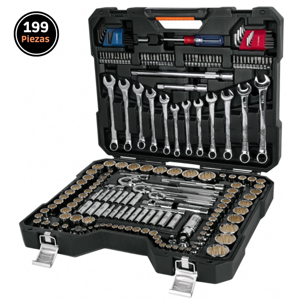 TRUPER - Gata tipo lagarto caimán 2 toneladas con maletín Truper