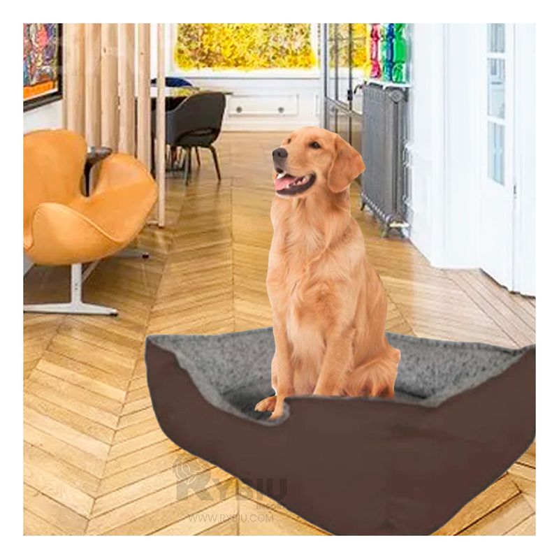 RYBIU IMPORT - Cama Canina de Color Marron en Talla XXL Y+Papel de Regalo