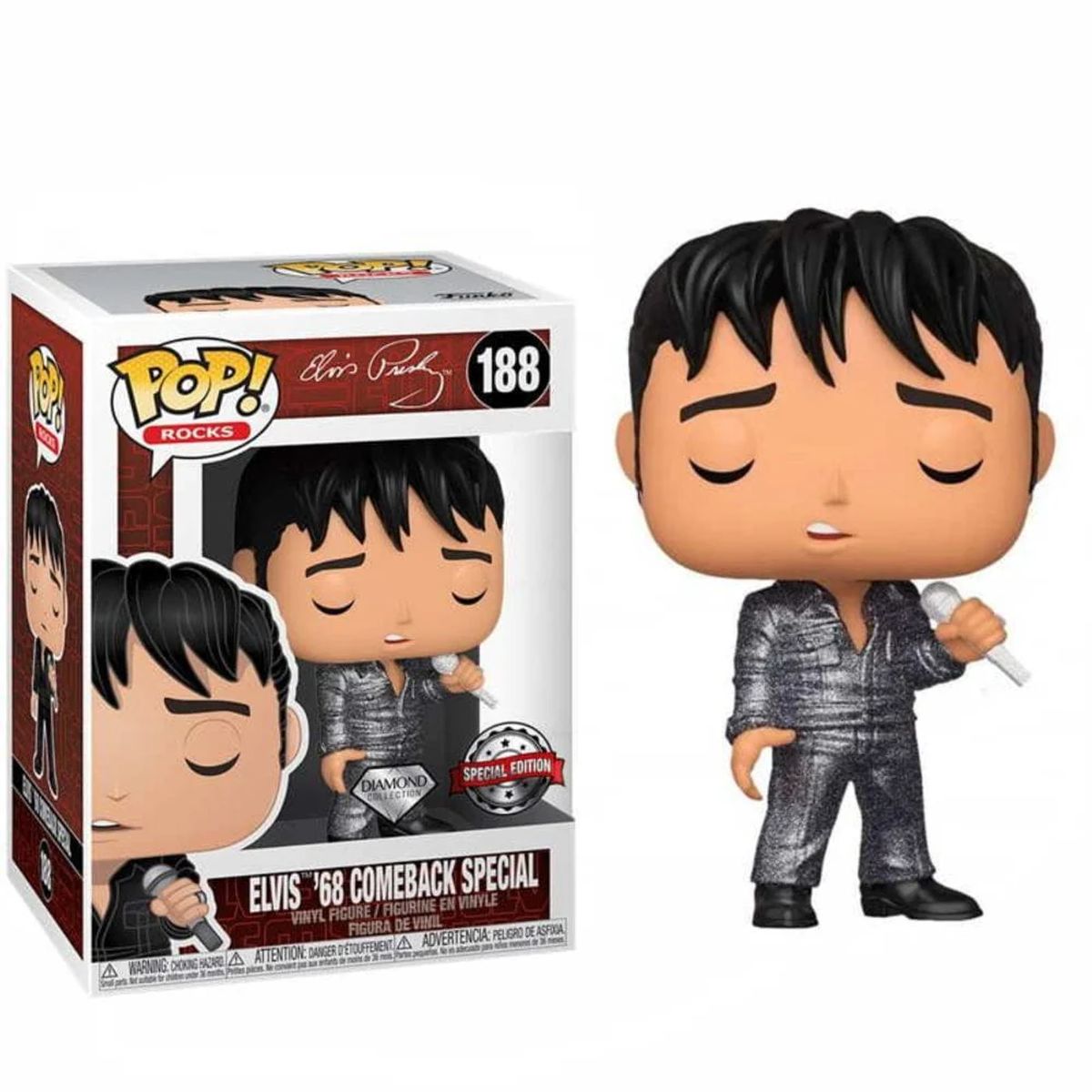 FUNKO - Funko Pop Elvis 68 Comeback Special Diamond