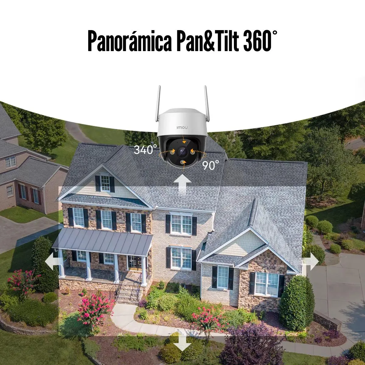 IMOU - IMOU - Cámara WiFi Cruiser SE+ 5MP IPC-K7C-5H1WE 3K H265 - Blanco