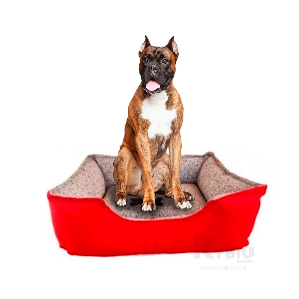 RYBIU IMPORT - Colchon de Descanso Pet en Tono Rojo de Talla XXL Y+Agendita