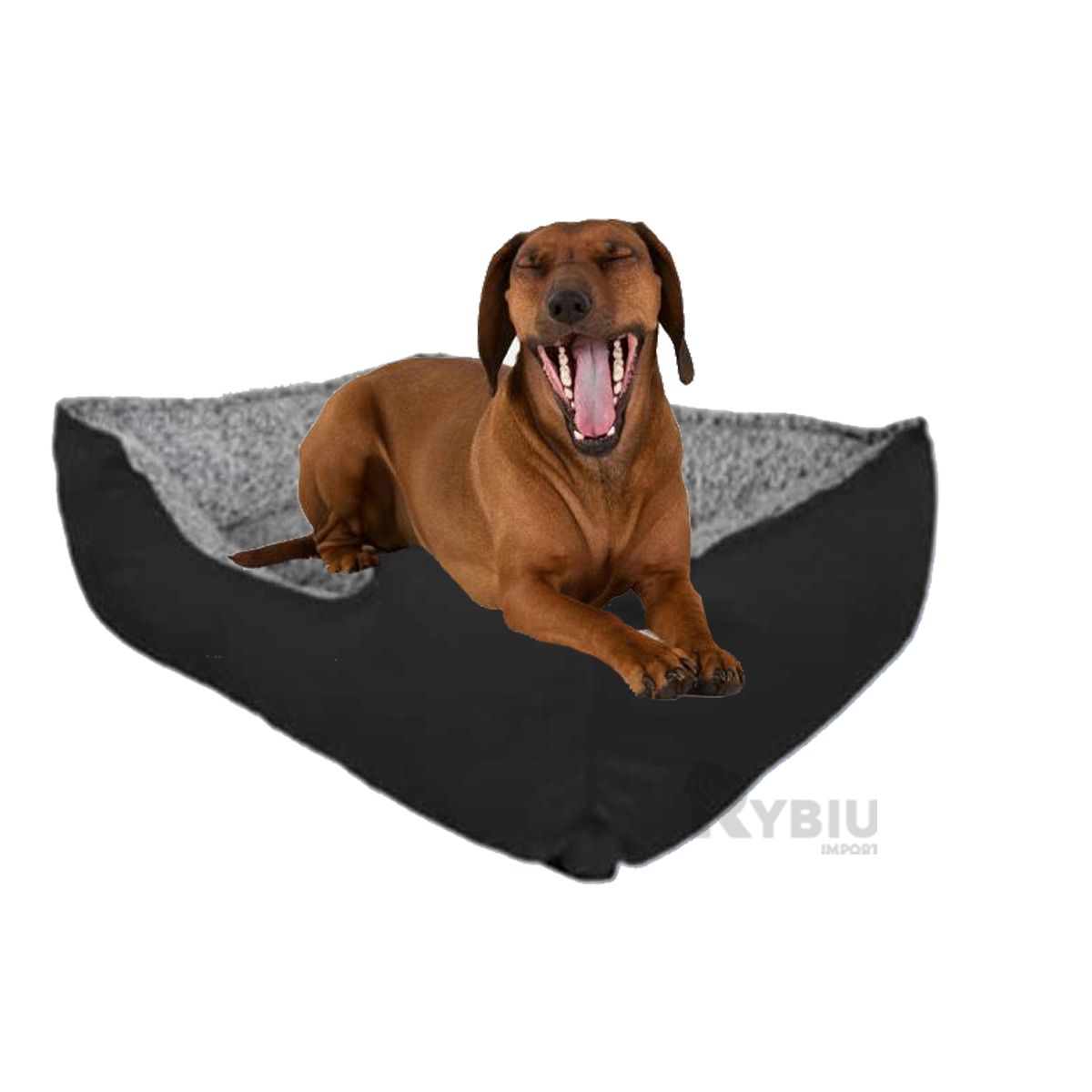 GENERICO - Cama para Perro Talla XL Hipoalergica de Color Negro