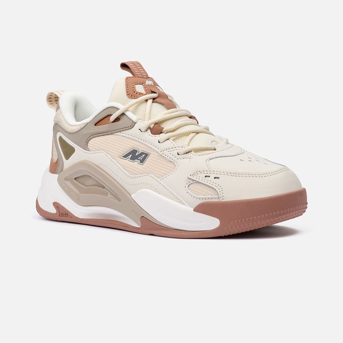 NEW ATHLETIC - Zapatillas New Athletic Lifestyle Fnspro74 Beige Con Marrón Hombre