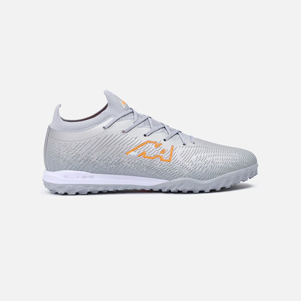 NEW ATHLETIC - Zapatillas New Athletic Football Slabs93 Gris Con Naranja Niño