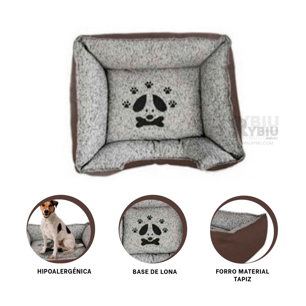 GENERICO - Colchon para Dormir de Pet en Marron de Talla XXL Y+Stickers