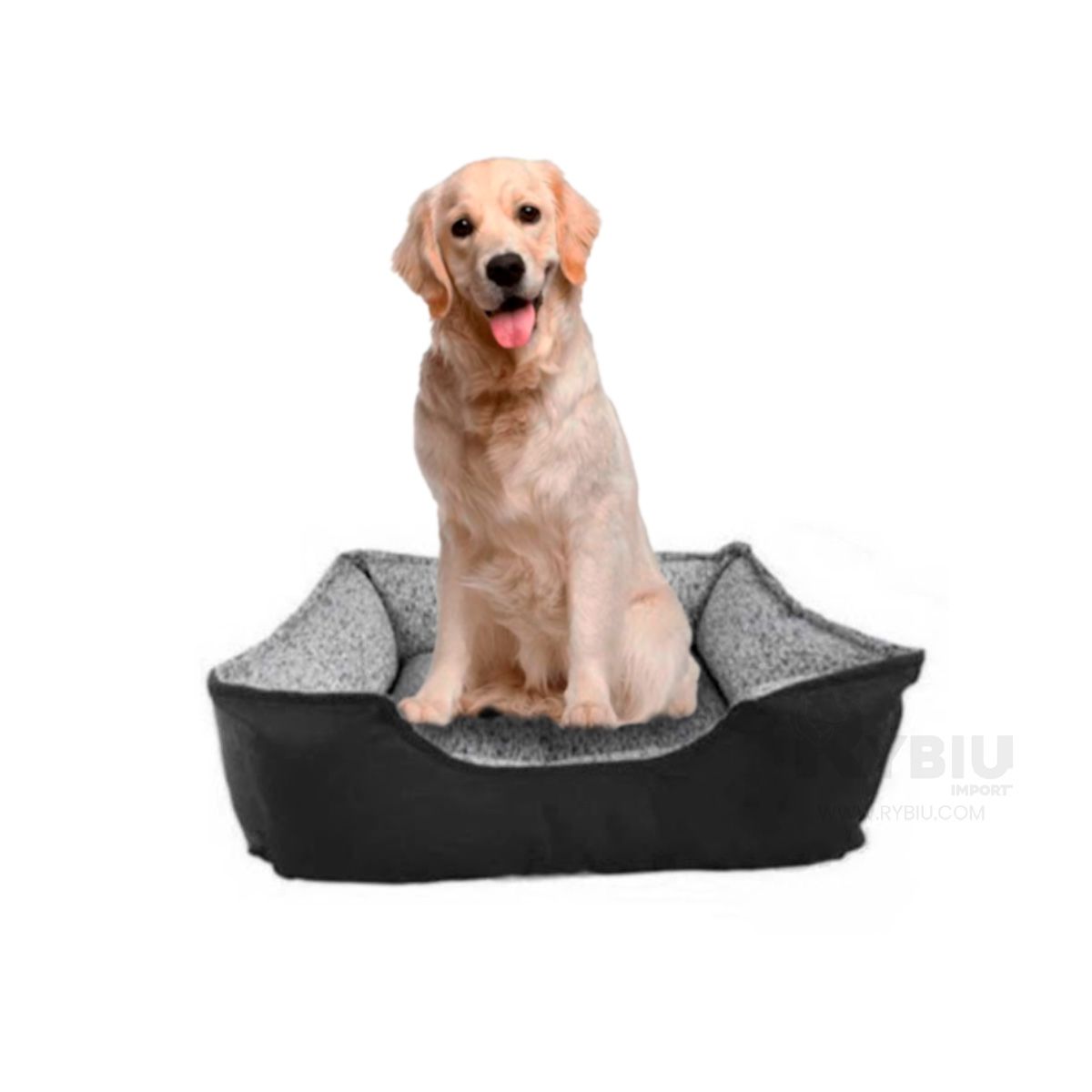 GENERICO - Colchon para Dormir de Pet en Negro de Talla XXL Y+Stickers