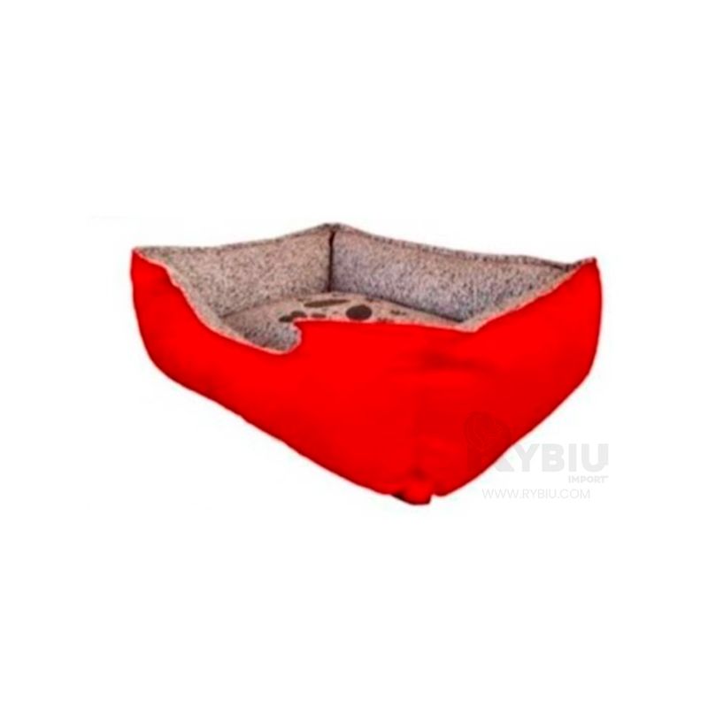 GENERICO - Cama Suave para Perro en Rojo de Talla XXL Y+Papel de Regalo