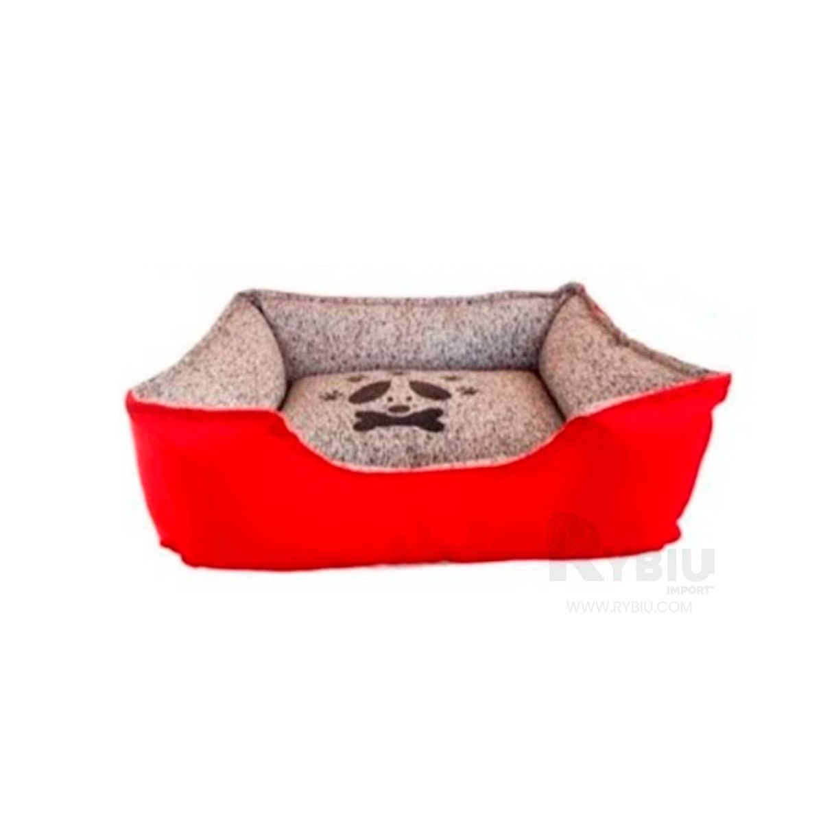 GENERICO - Colchon para Dormir de Pet en Rojo de Talla XXL Y+Stickers