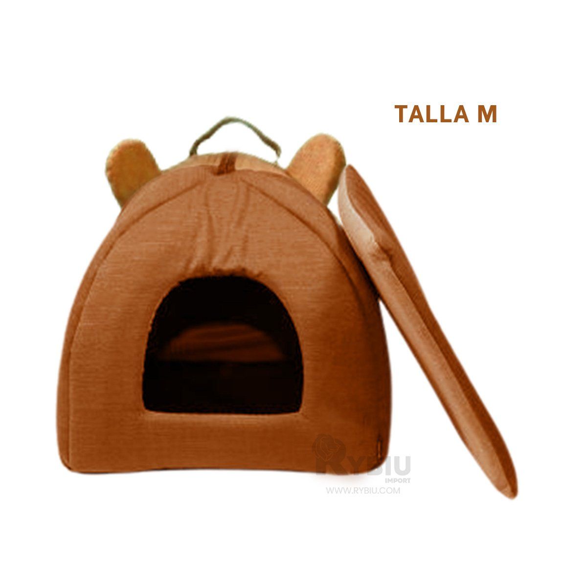 RYBIU IMPORT - Colchon Resistente de Iglu Talla M en Marron Y+Stickers