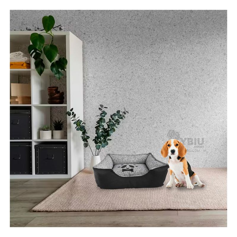 RYBIU IMPORT - Cama Talla S para Perros de Color Negro Y+Regalo Agendita