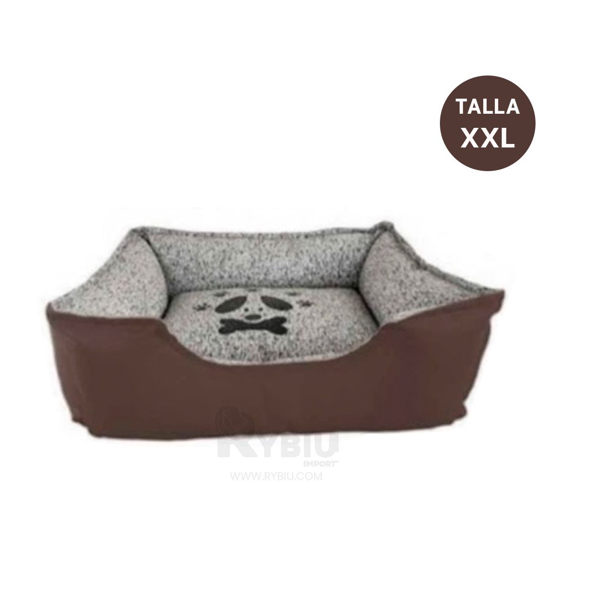 RYBIU IMPORT - Base de Mascota Dinamico Talla XXL Marron Y+Ligas de Regalo