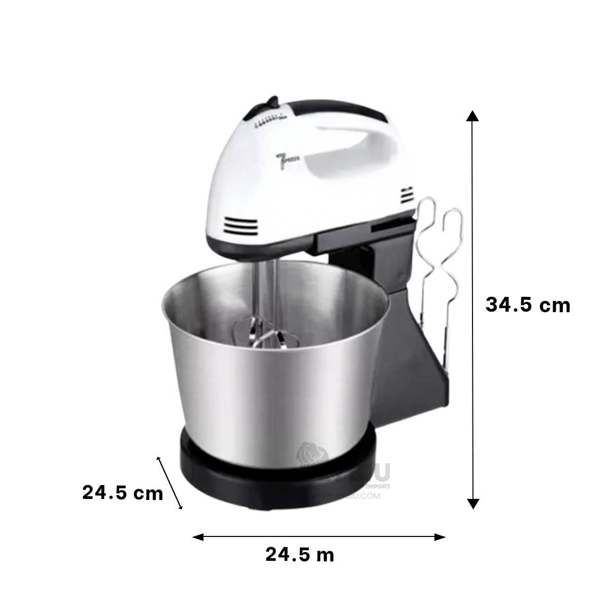 RYBIU IMPORT - Batidor de Gran Capacidad de 2L Y+Regalo Ligas para Peinar