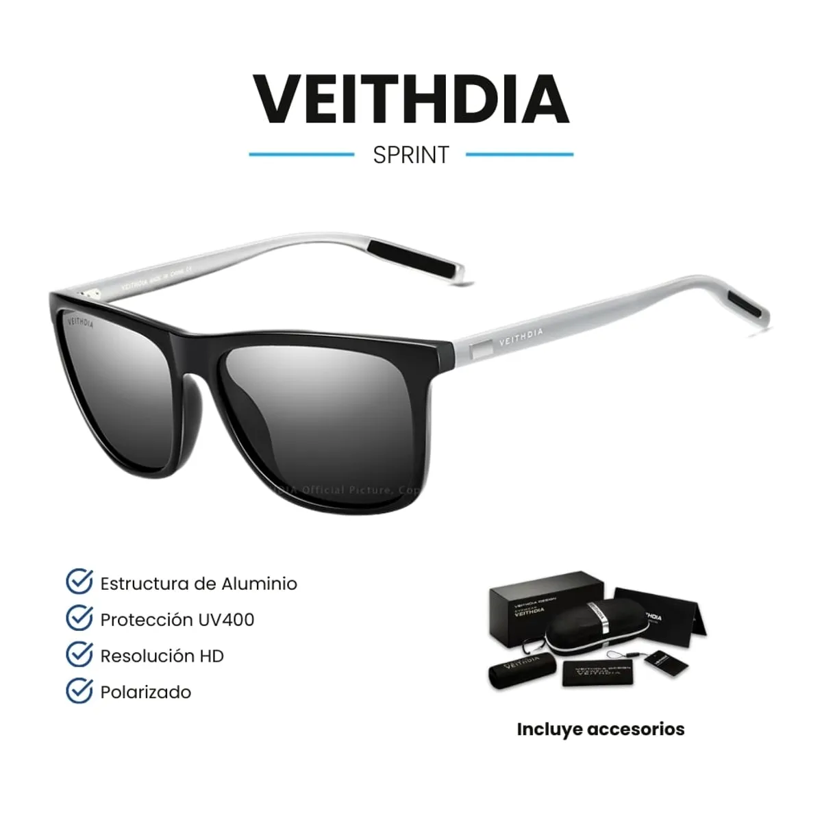 VEITHDIA - Lentes de Sol VEITHDIA Sprint - Polarizados - UV400