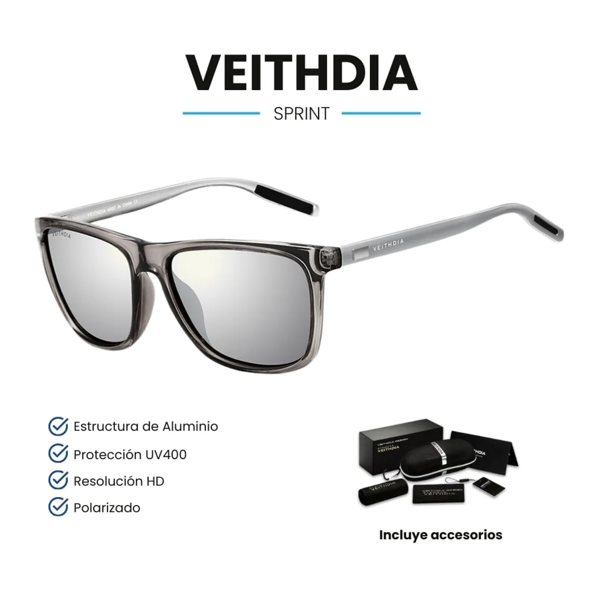 VEITHDIA - Lentes de Sol VEITHDIA Sprint - Polarizados - UV400