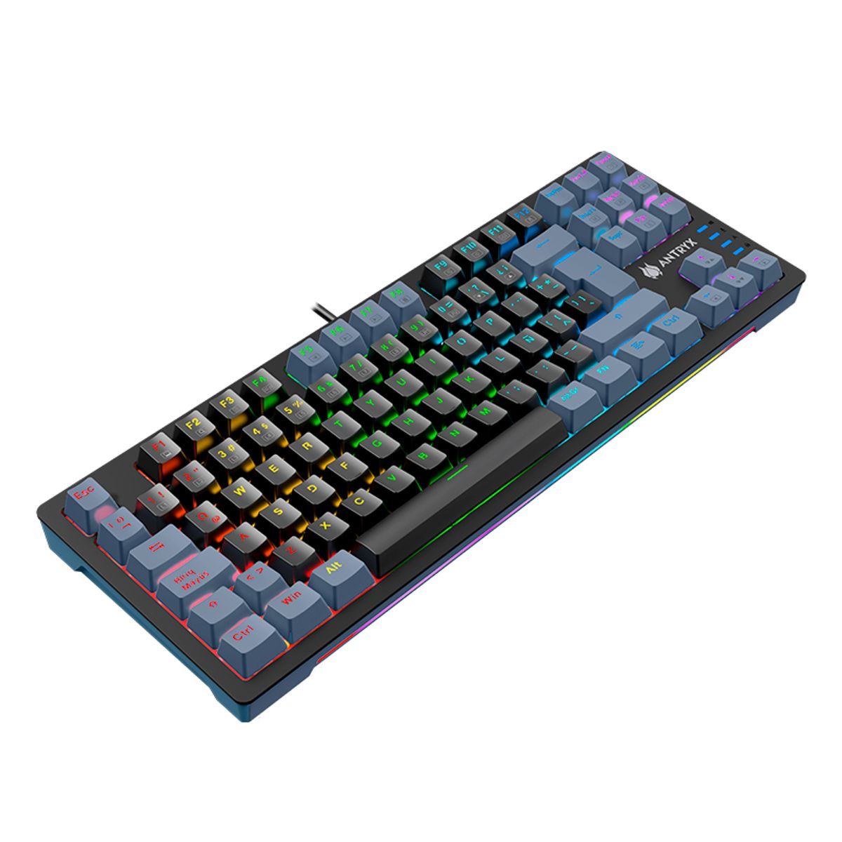 ANTRYX - TECLADO MECANICO TKL ANTRYX MK840L BLACK & GRAY