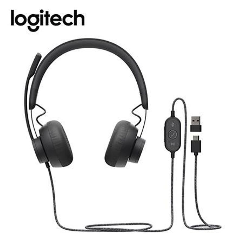 LOGITECH - AUDIFONO CMICROF LOGITECH B2B ZONE WIRED - UC VERSION BLACK